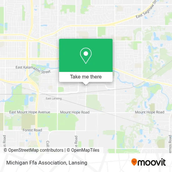 Michigan Ffa Association map