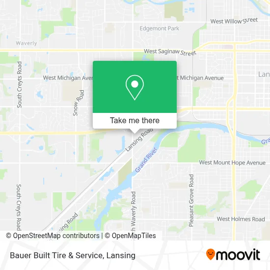 Bauer Built Tire & Service map