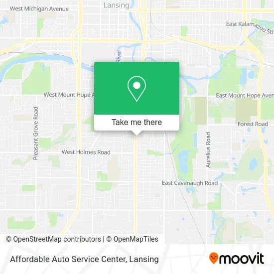 Affordable Auto Service Center map