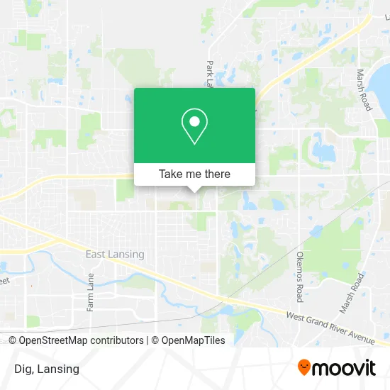 Dig map