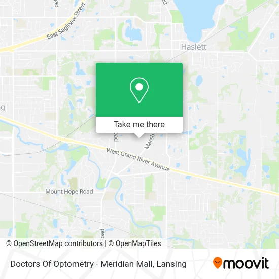 Doctors Of Optometry - Meridian Mall map