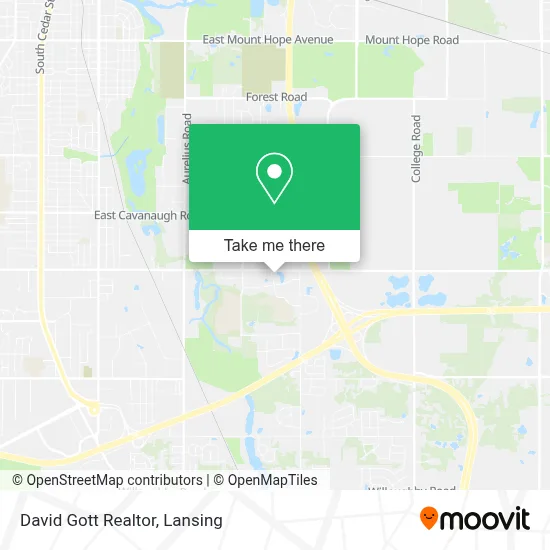David Gott Realtor map