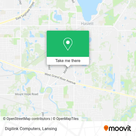 Digilink Computers map