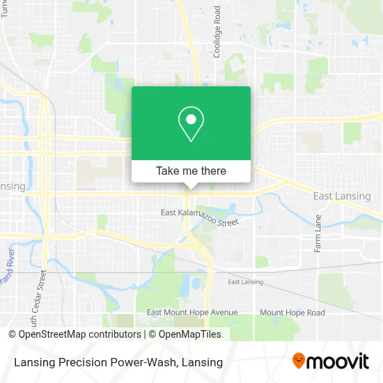 Lansing Precision Power-Wash map