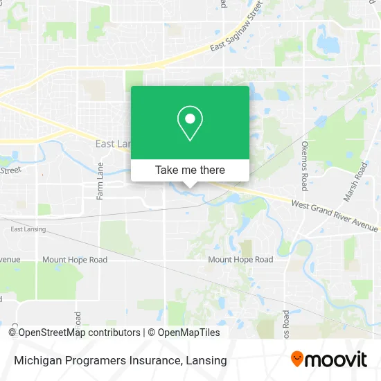 Michigan Programers Insurance map