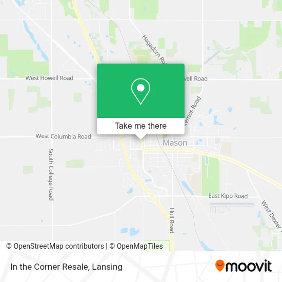 In the Corner Resale map
