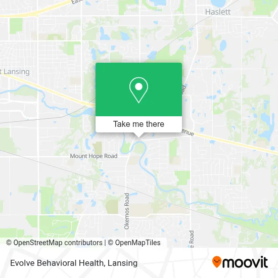 Evolve Behavioral Health map