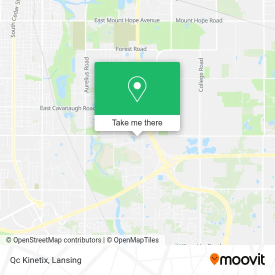 Qc Kinetix map