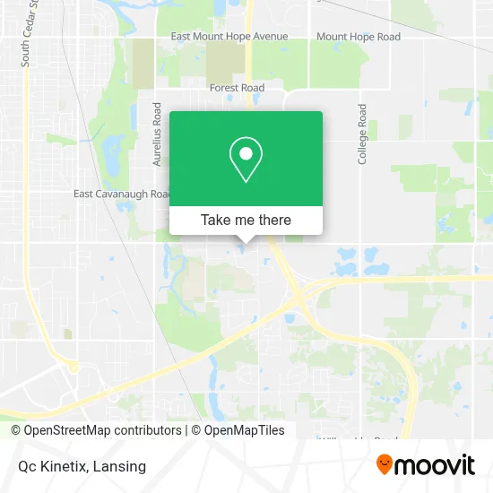 Qc Kinetix map