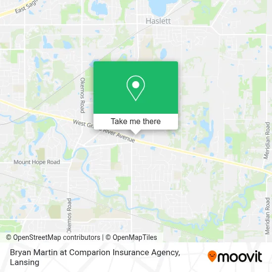 Bryan Martin at Comparion Insurance Agency map