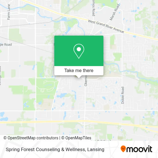 Spring Forest Counseling & Wellness map