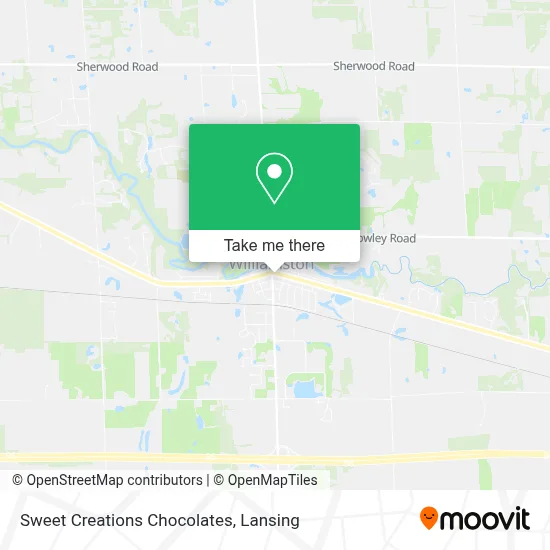 Sweet Creations Chocolates map
