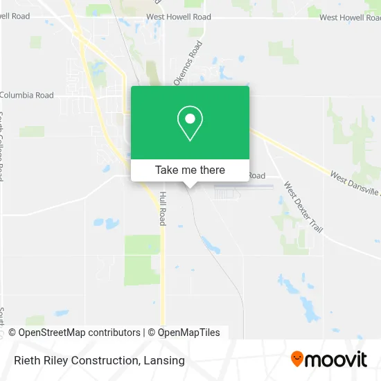 Rieth Riley Construction map