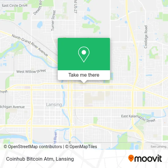 Coinhub Bitcoin Atm map