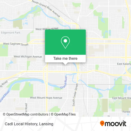 Cadl Local History map