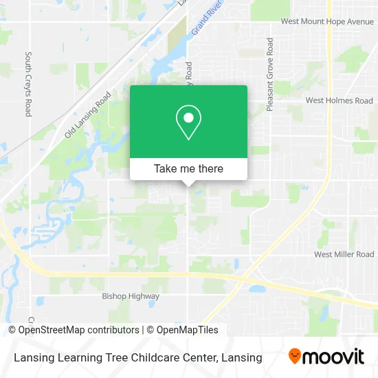 Lansing Learning Tree Childcare Center map