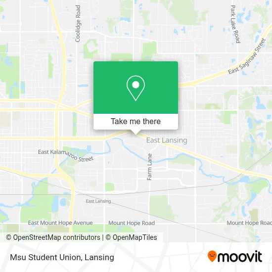 Msu Student Union map