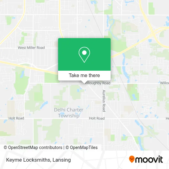 Keyme Locksmiths map