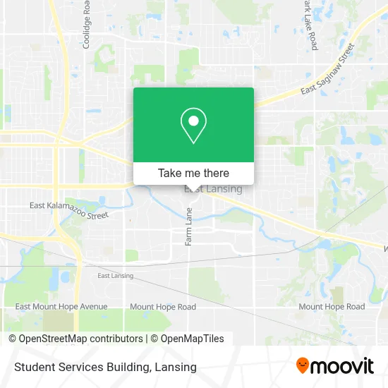 Student Services Building map
