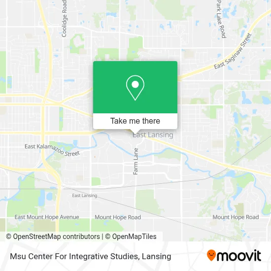 Msu Center For Integrative Studies map