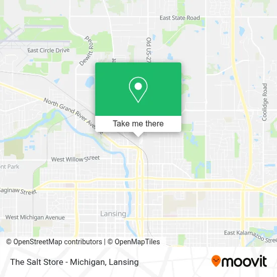 The Salt Store - Michigan map