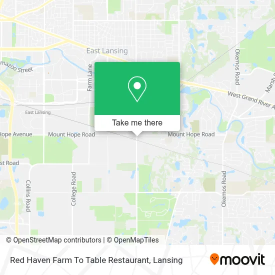 Red Haven Farm To Table Restaurant map
