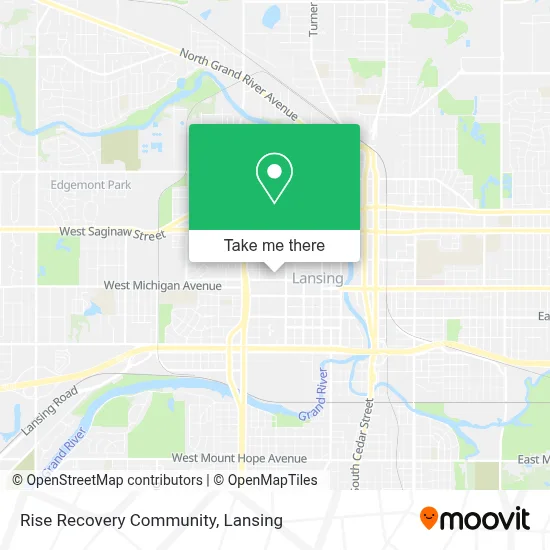 Rise Recovery Community map