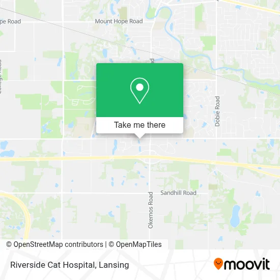 Riverside Cat Hospital map