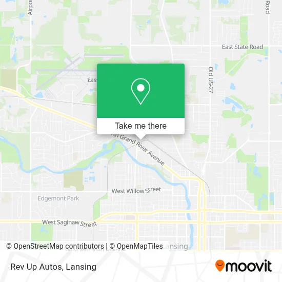 Rev Up Autos map