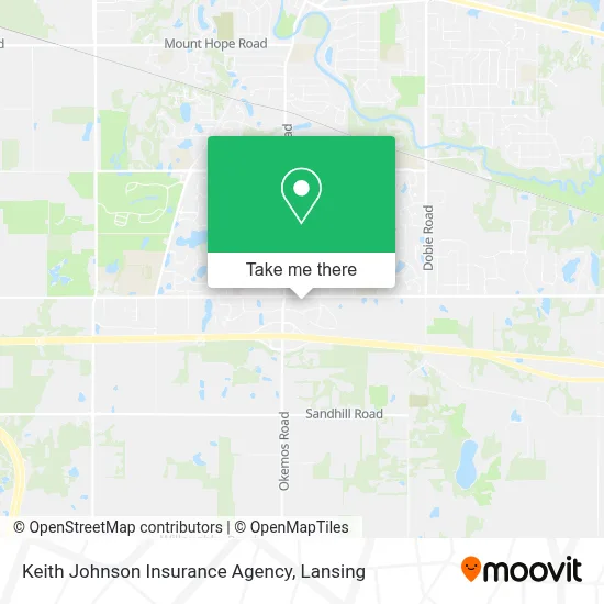 Keith Johnson Insurance Agency map