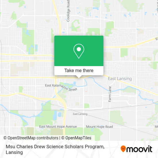 Msu Charles Drew Science Scholars Program map