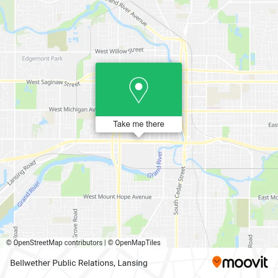 Bellwether Public Relations map