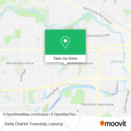Delta Charter Township map
