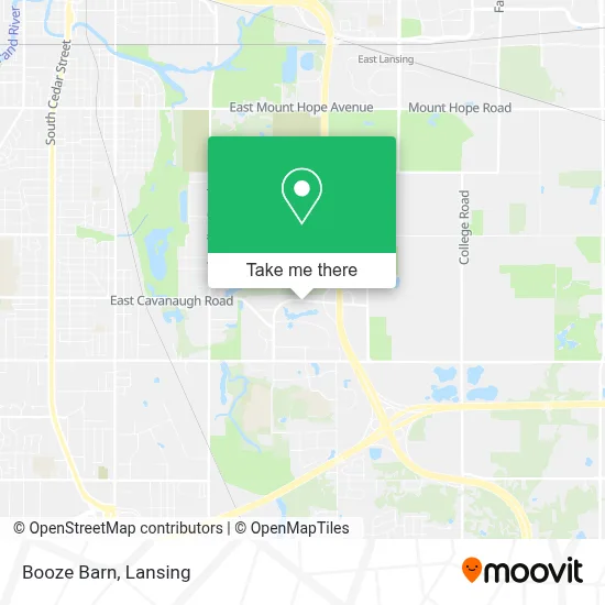 Booze Barn map