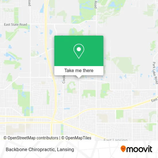 Backbone Chiropractic map