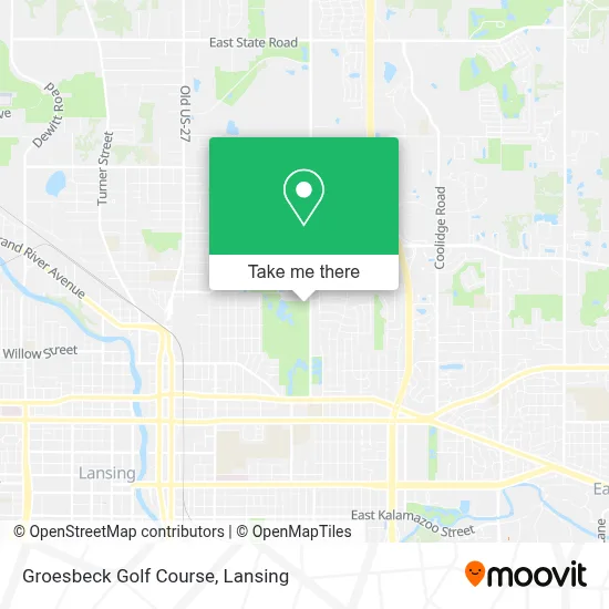 Groesbeck Golf Course map