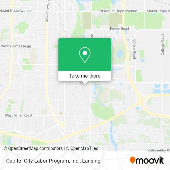 Capitol City Labor Program, Inc. map