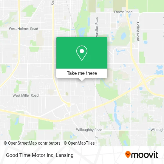 Good Time Motor Inc map