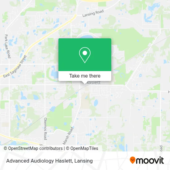 Advanced Audiology Haslett map