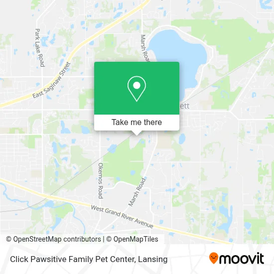 Click Pawsitive Family Pet Center map