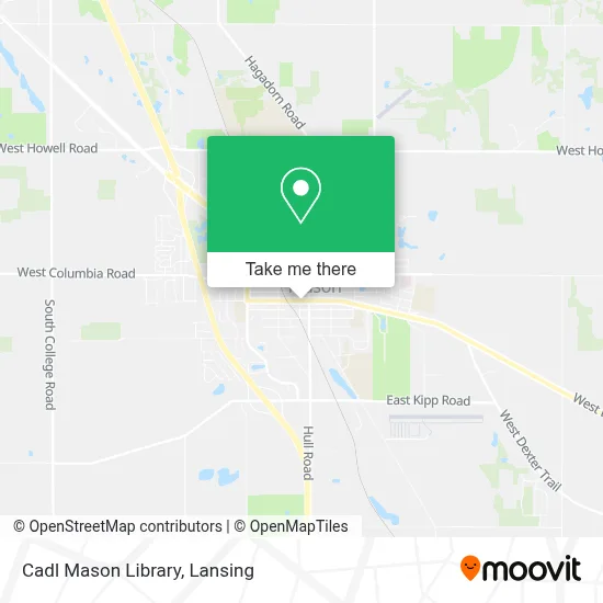 Cadl Mason Library map