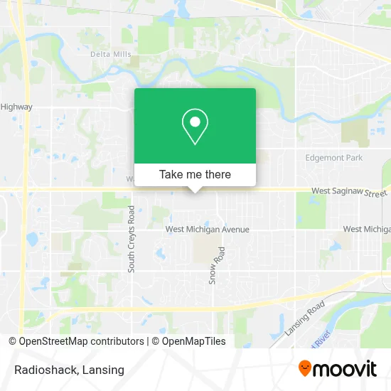 Radioshack map