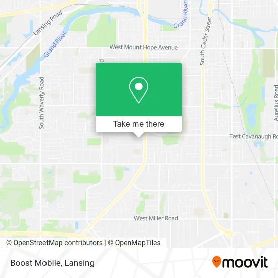 Boost Mobile map