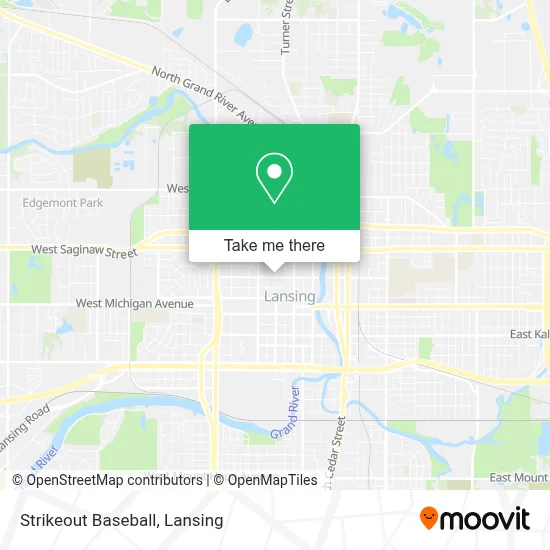 Strikeout Baseball map