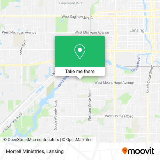 Morrell Ministries map