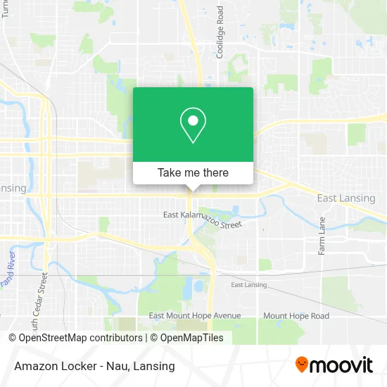Amazon Locker - Nau map