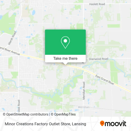 Minor Creations Factory Outlet Store map