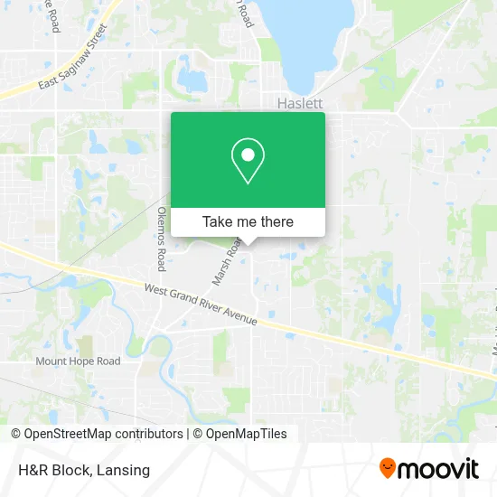 H&R Block map