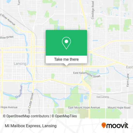 Mi Mailbox Express map