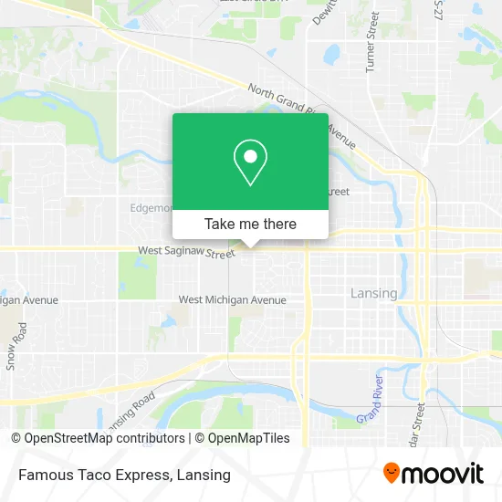 Famous Taco Express map